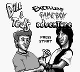 Bill & Ted's Excellent Game Boy Adventure (USA, Europe) Title Screen